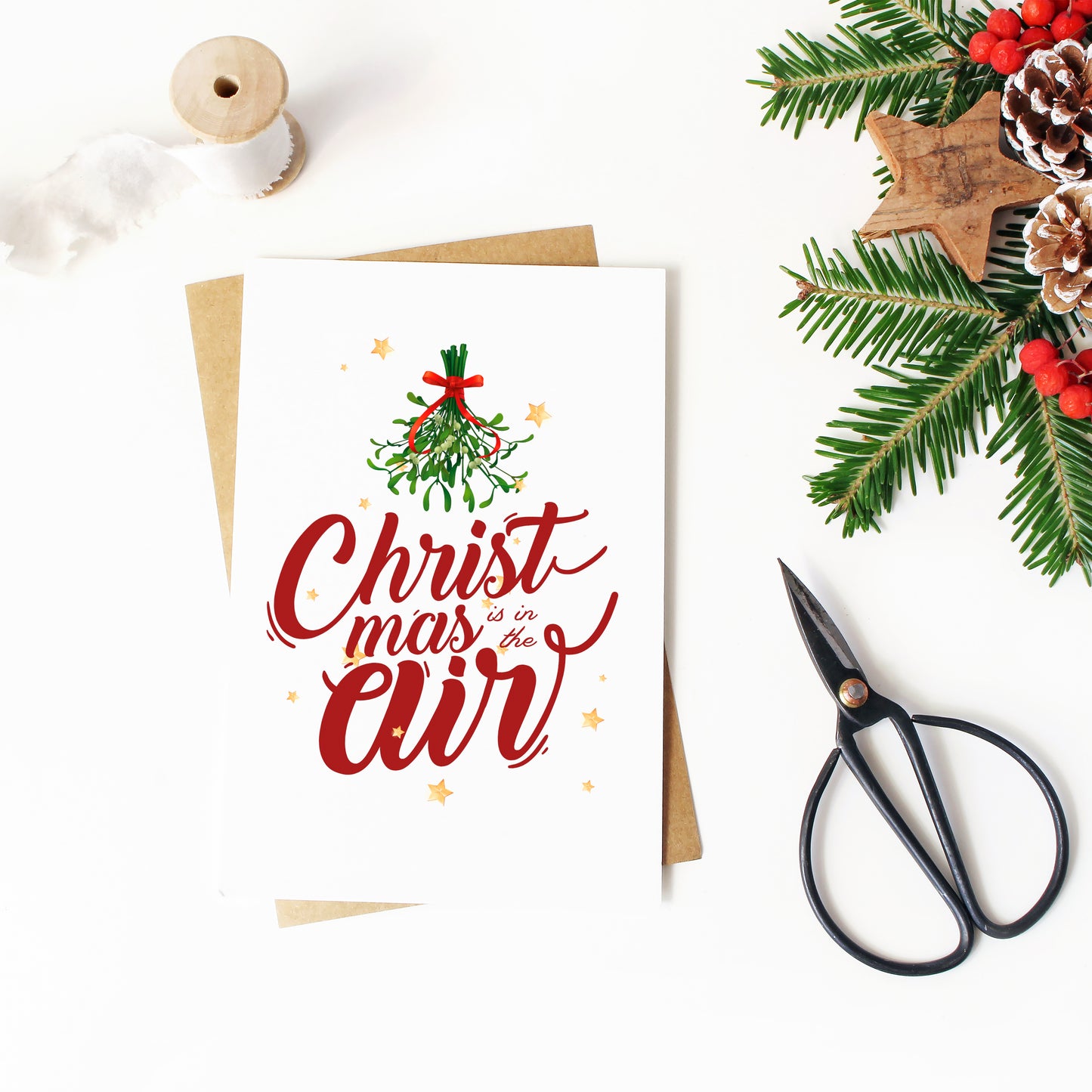 Lot de 6 Cartes de Noel
