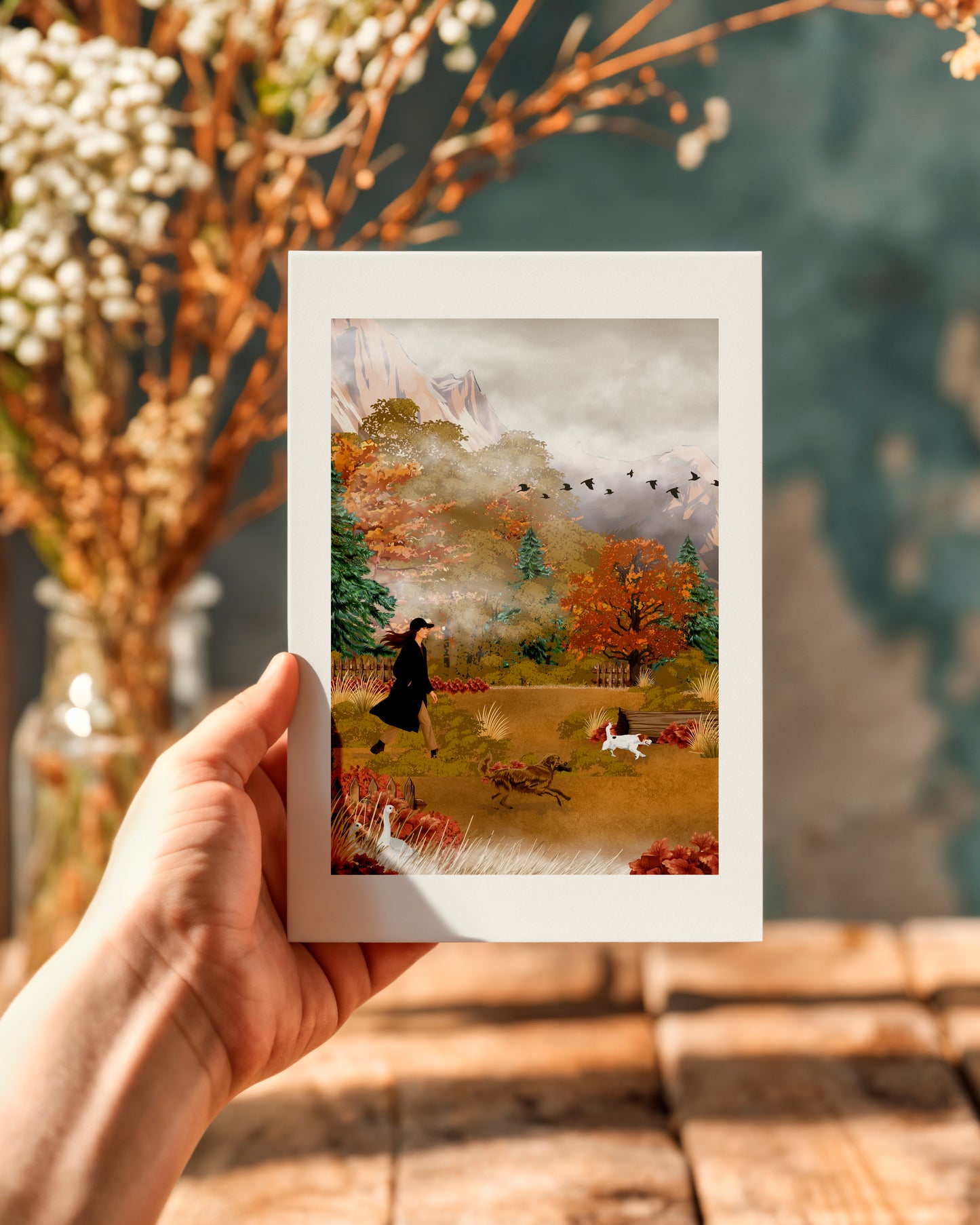 Illustration Promenade dâautomne