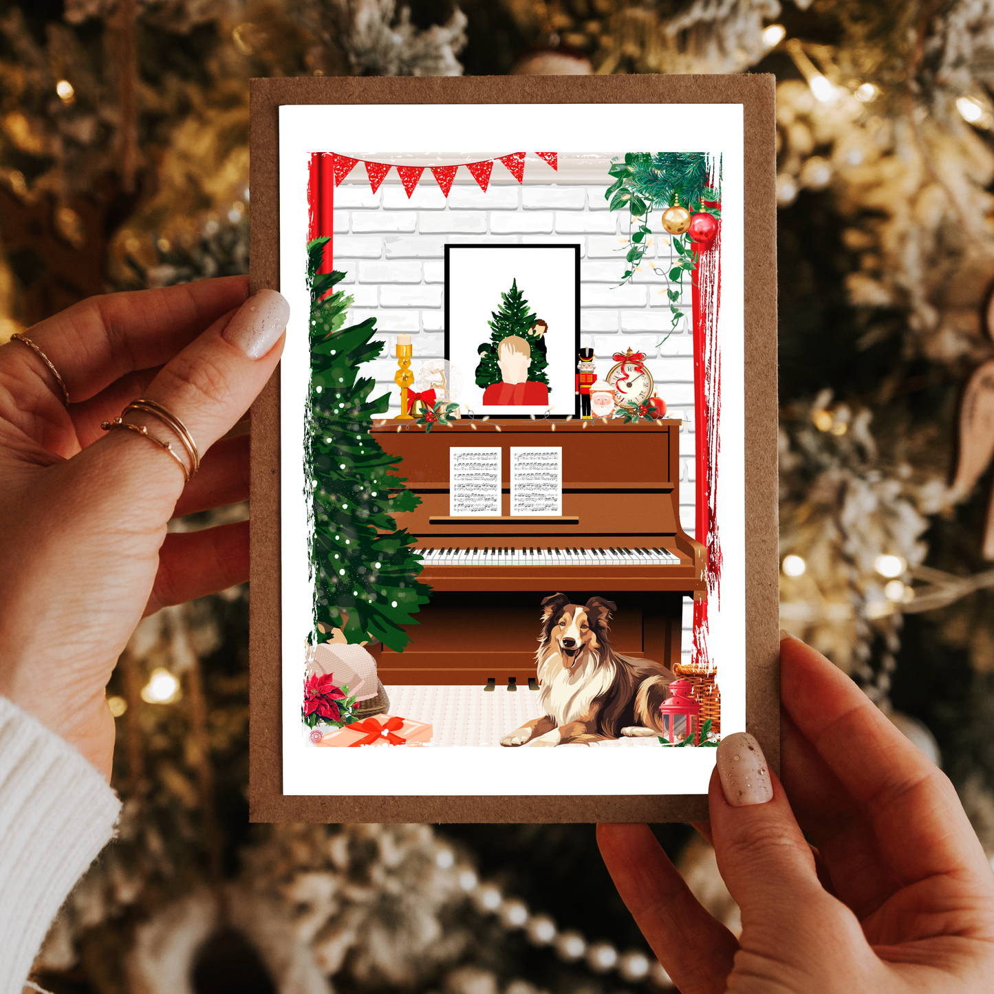 Illustration Piano de Noel