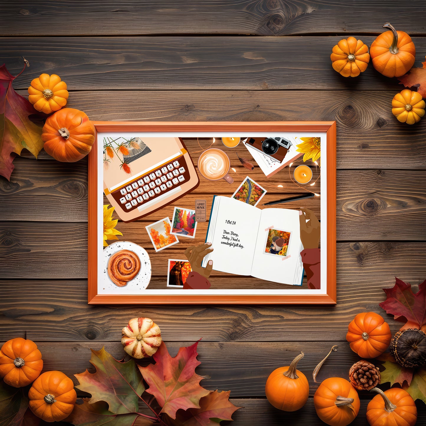 Illustration Fall Memories