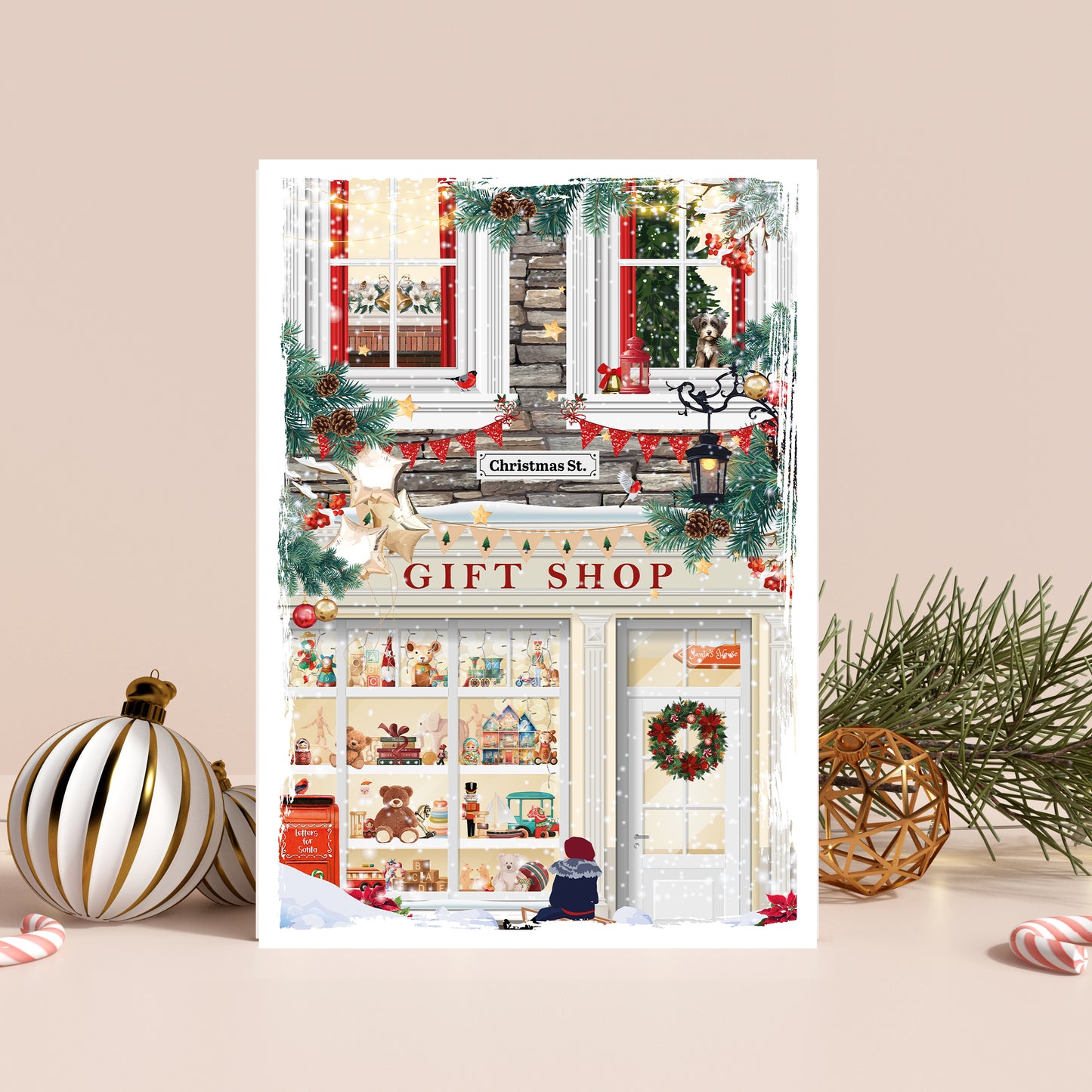 Illustration Giftshop de Noël