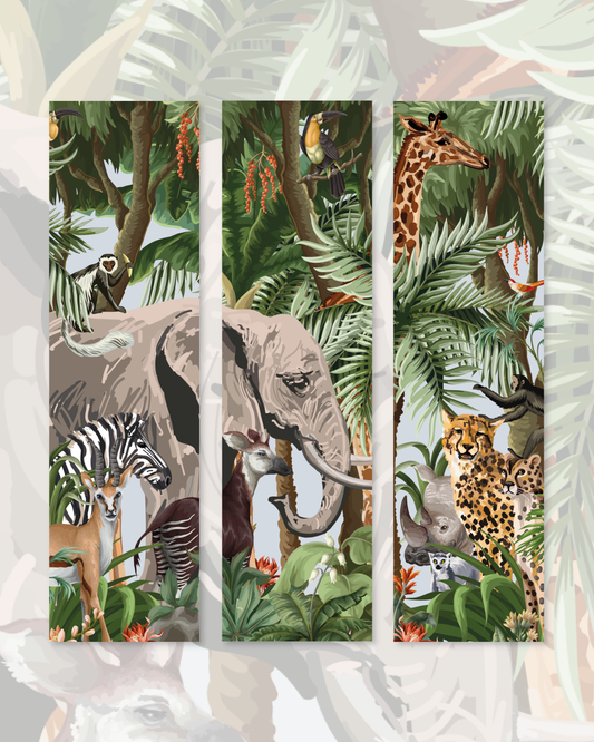 Lot de Marque Pages Jungle Royale