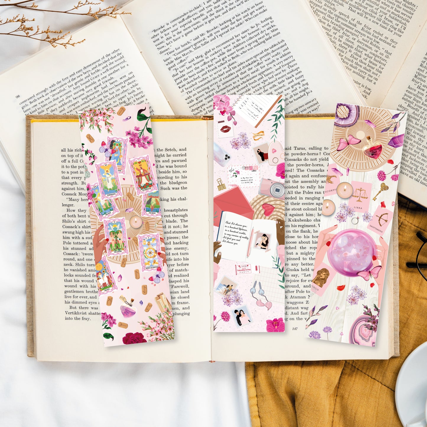 Lot de Marque Pages Attract love