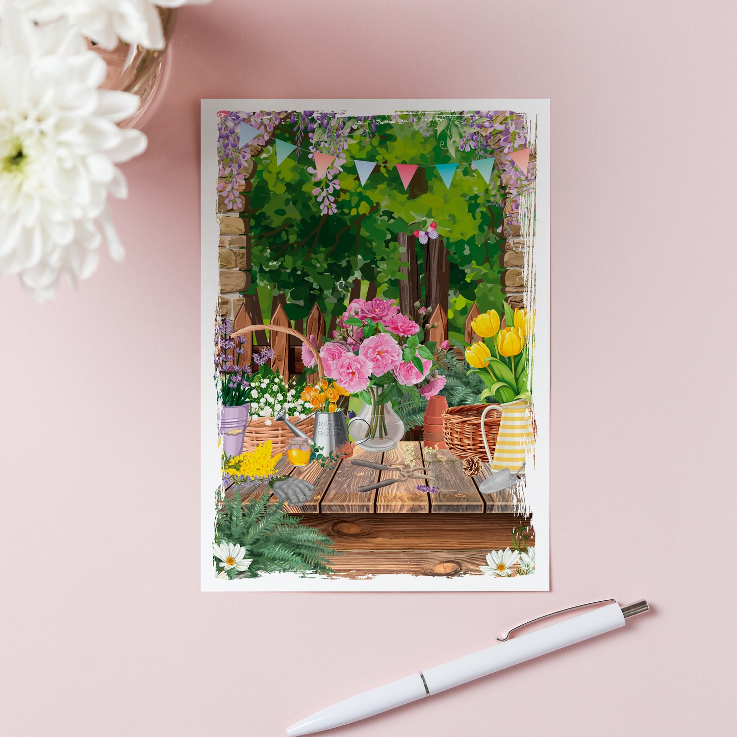 Illustration Une apres midi au Jardin