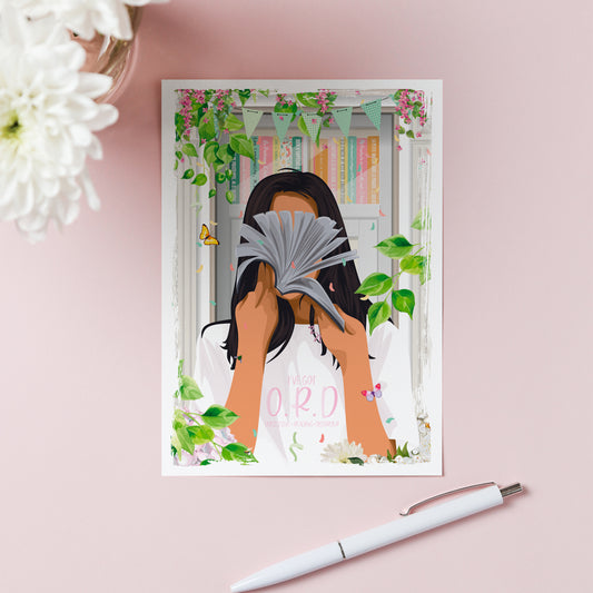 Illustration Lectrice compulsive