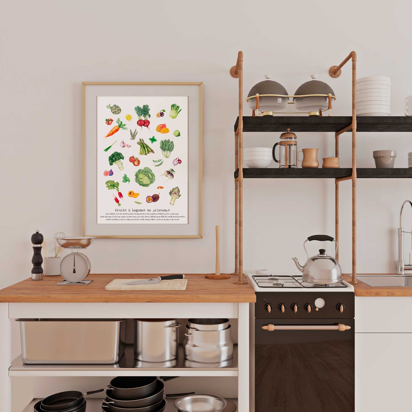 Illustrations Fruits & Légumes de Saison