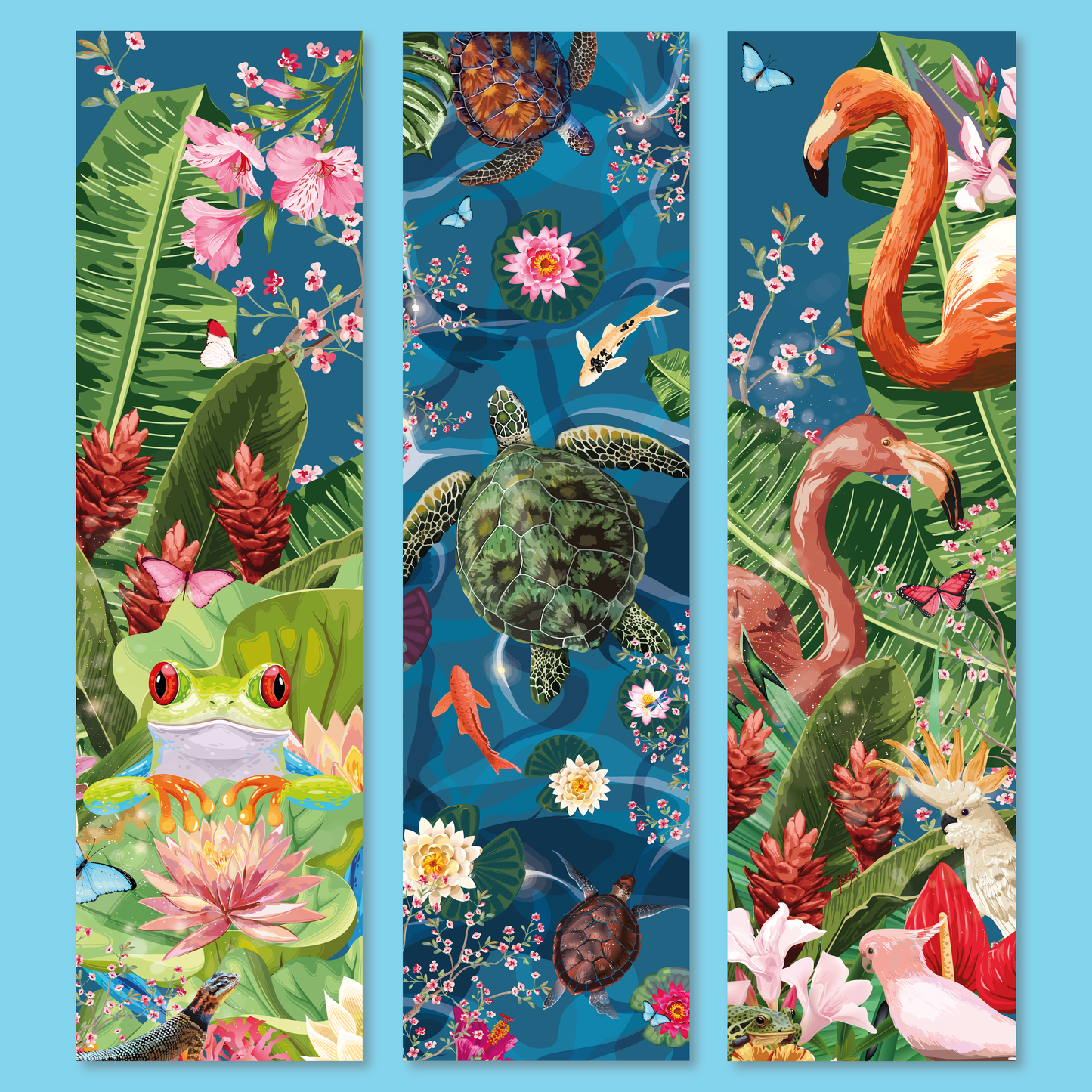 Lot de Marque Pages RainForest