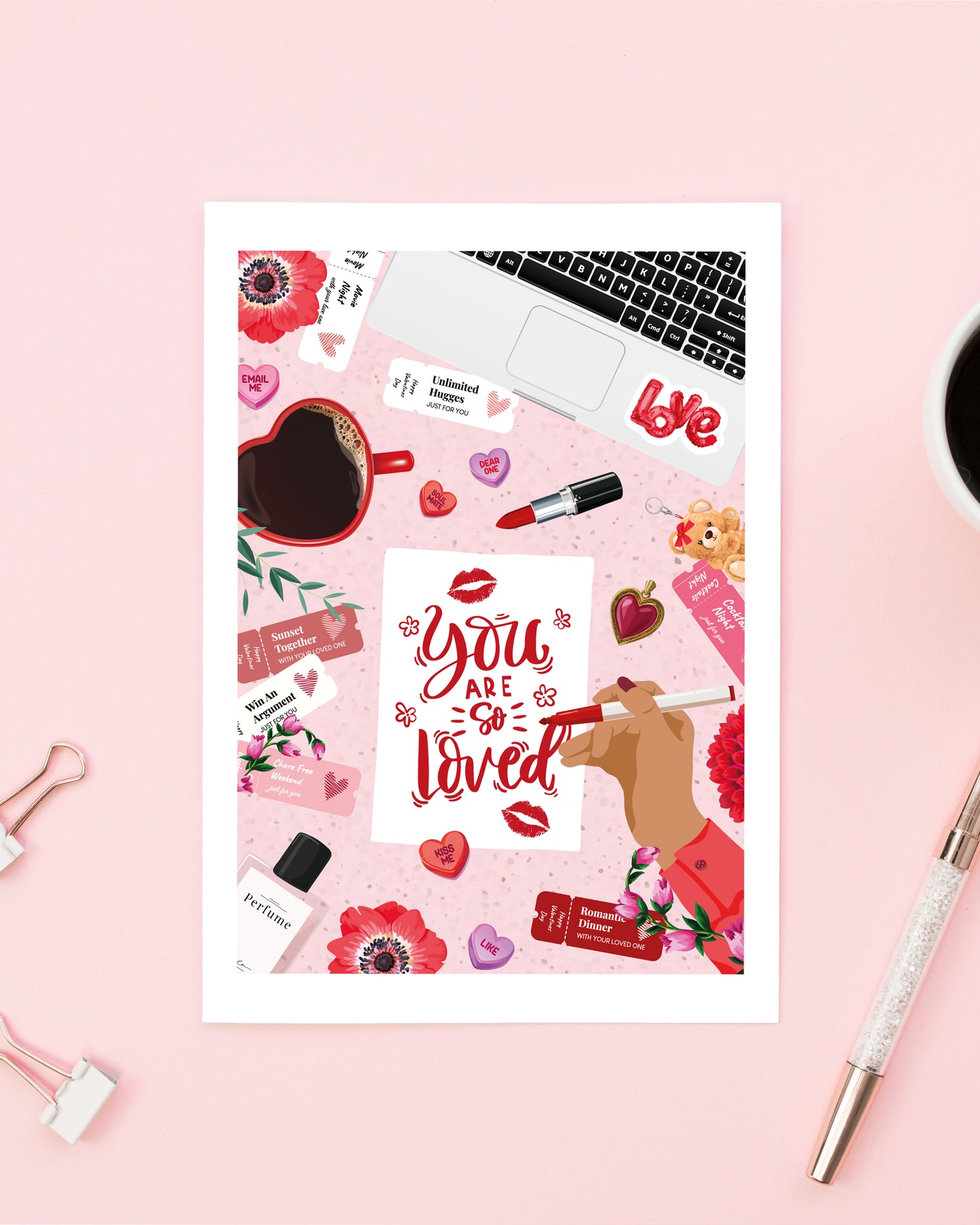 Illustration Declaration of love