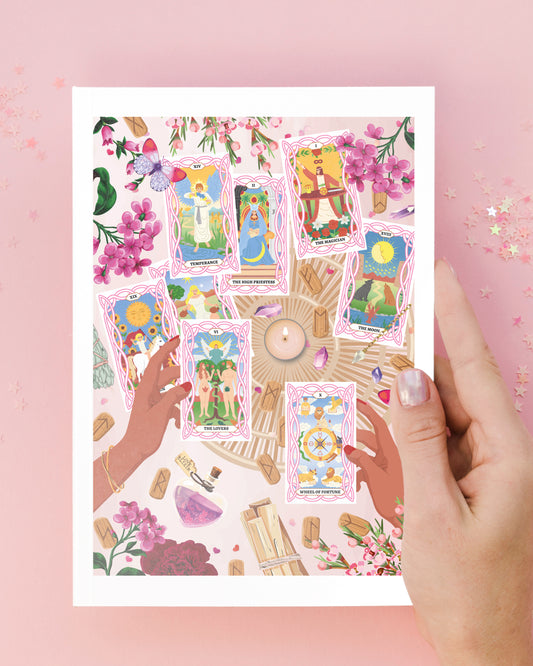 Illustration Tarot of love