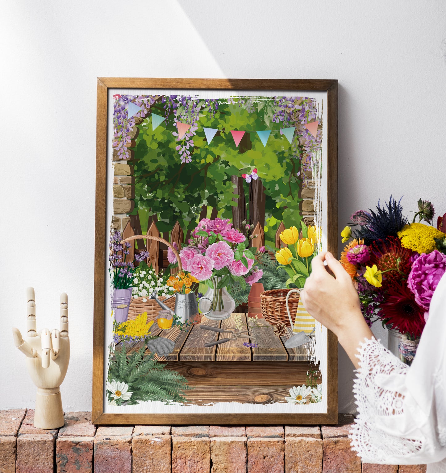 Illustration Une apres midi au Jardin