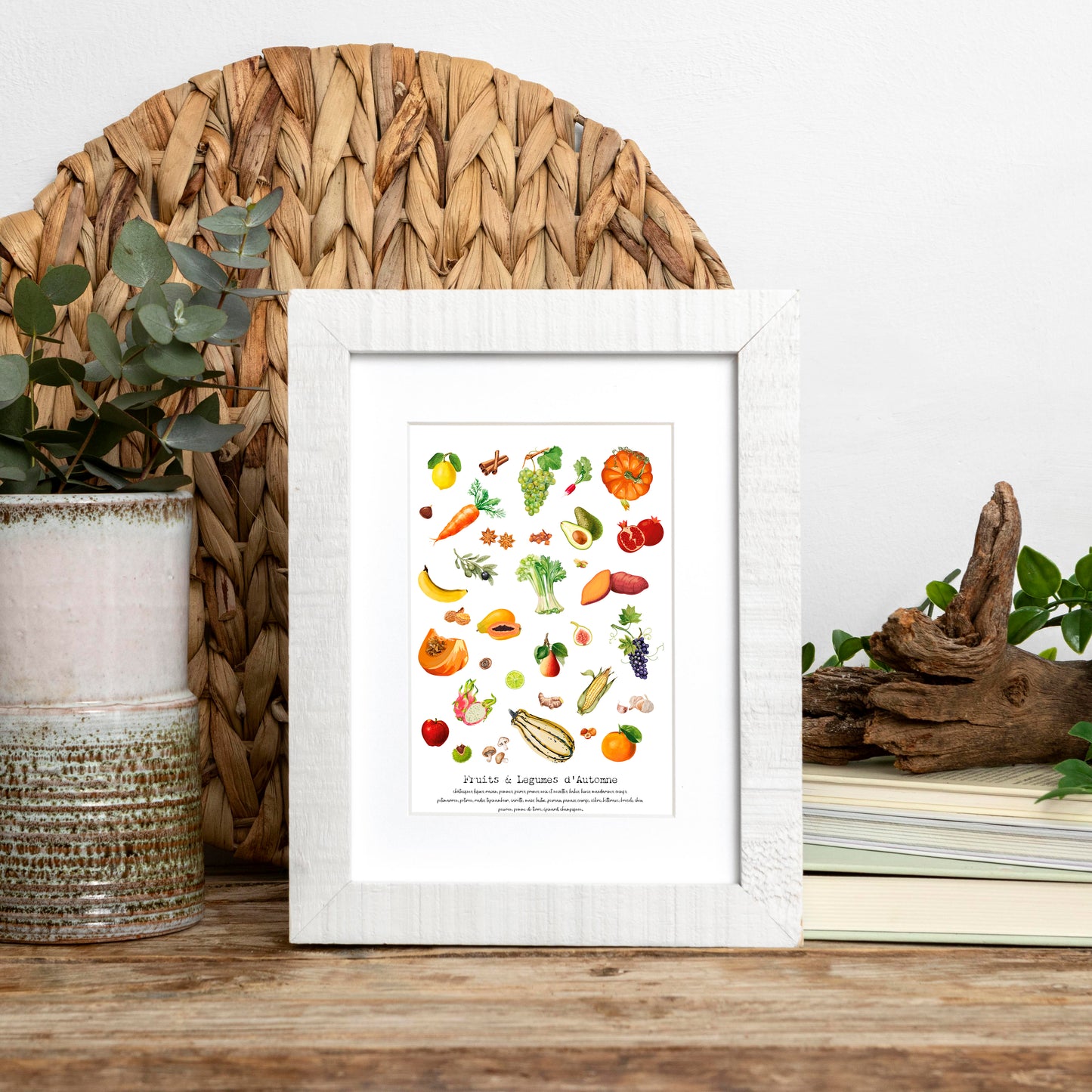 Illustrations Fruits & Légumes de Saison