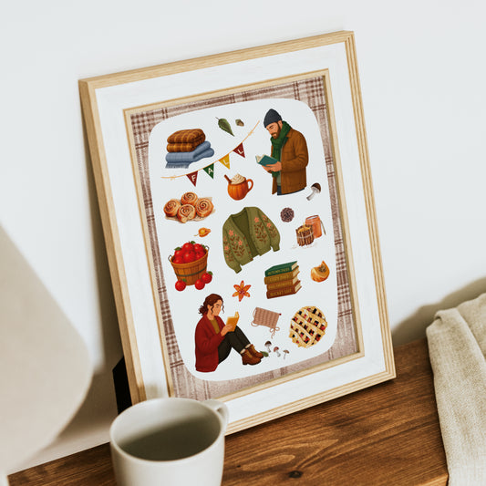 Illustration Bucket List d'Automne