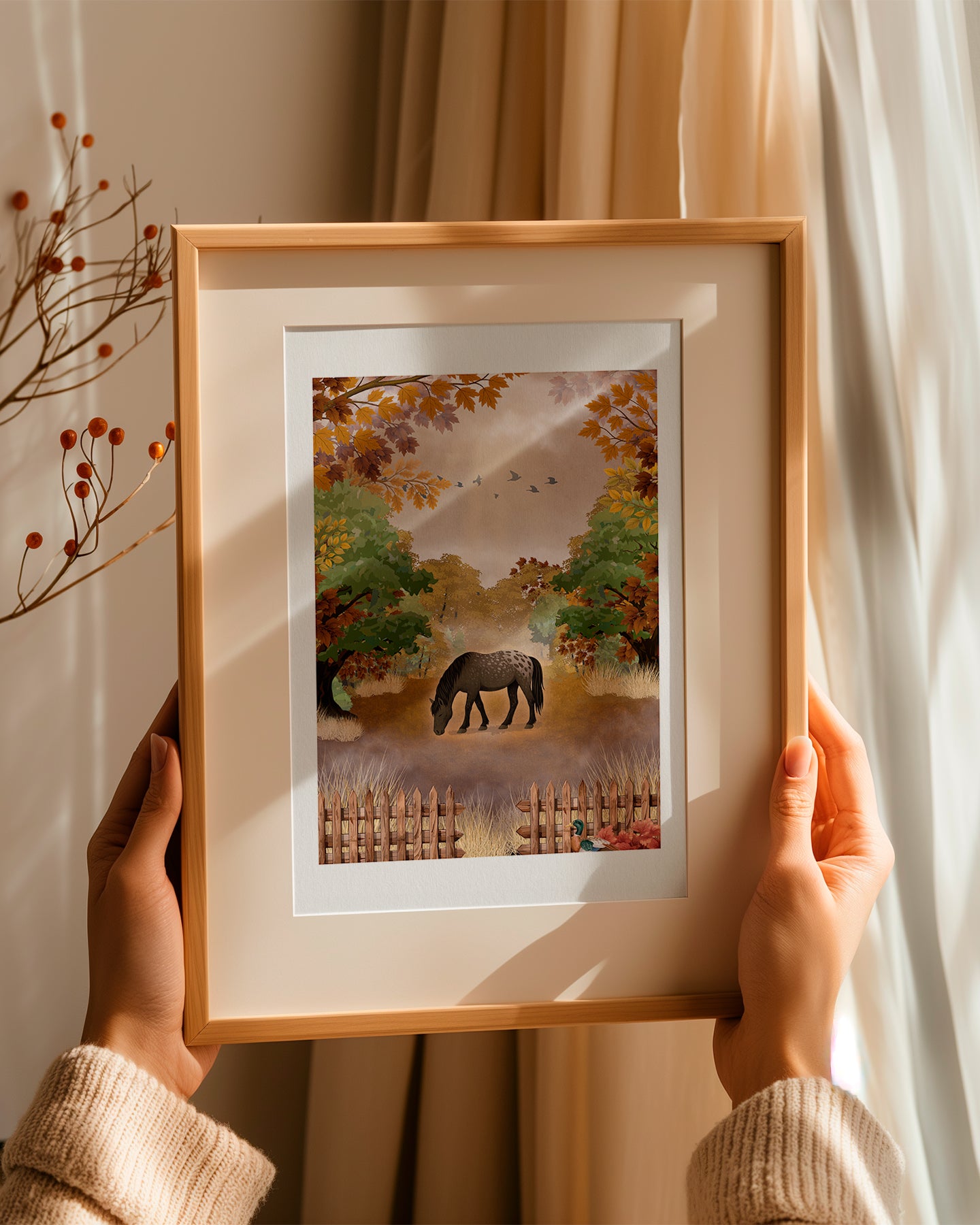 Illustration Clairière d'automne