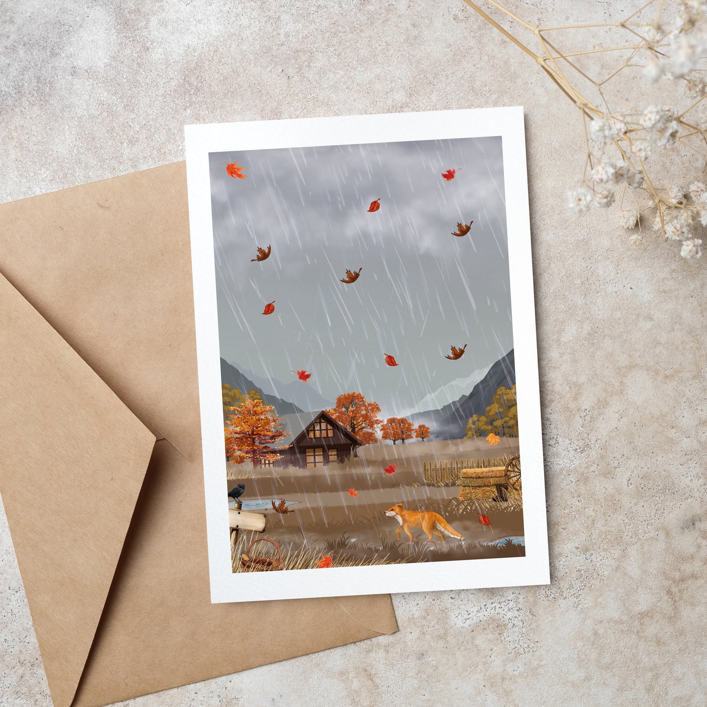 Illustration Jour de pluie