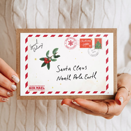 Illustration Santa Mail