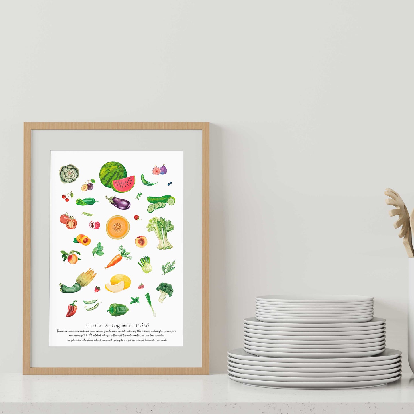 Illustrations Fruits & Légumes de Saison