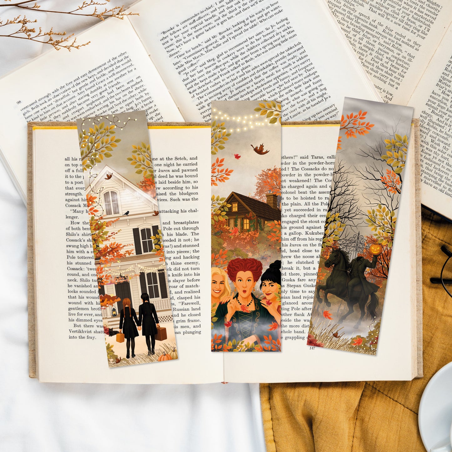 Lot de Marque Pages Autumn Movie Nights