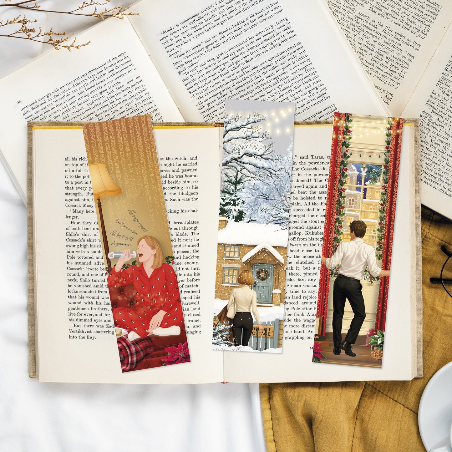 Lot de Marque Pages Christmas Movies