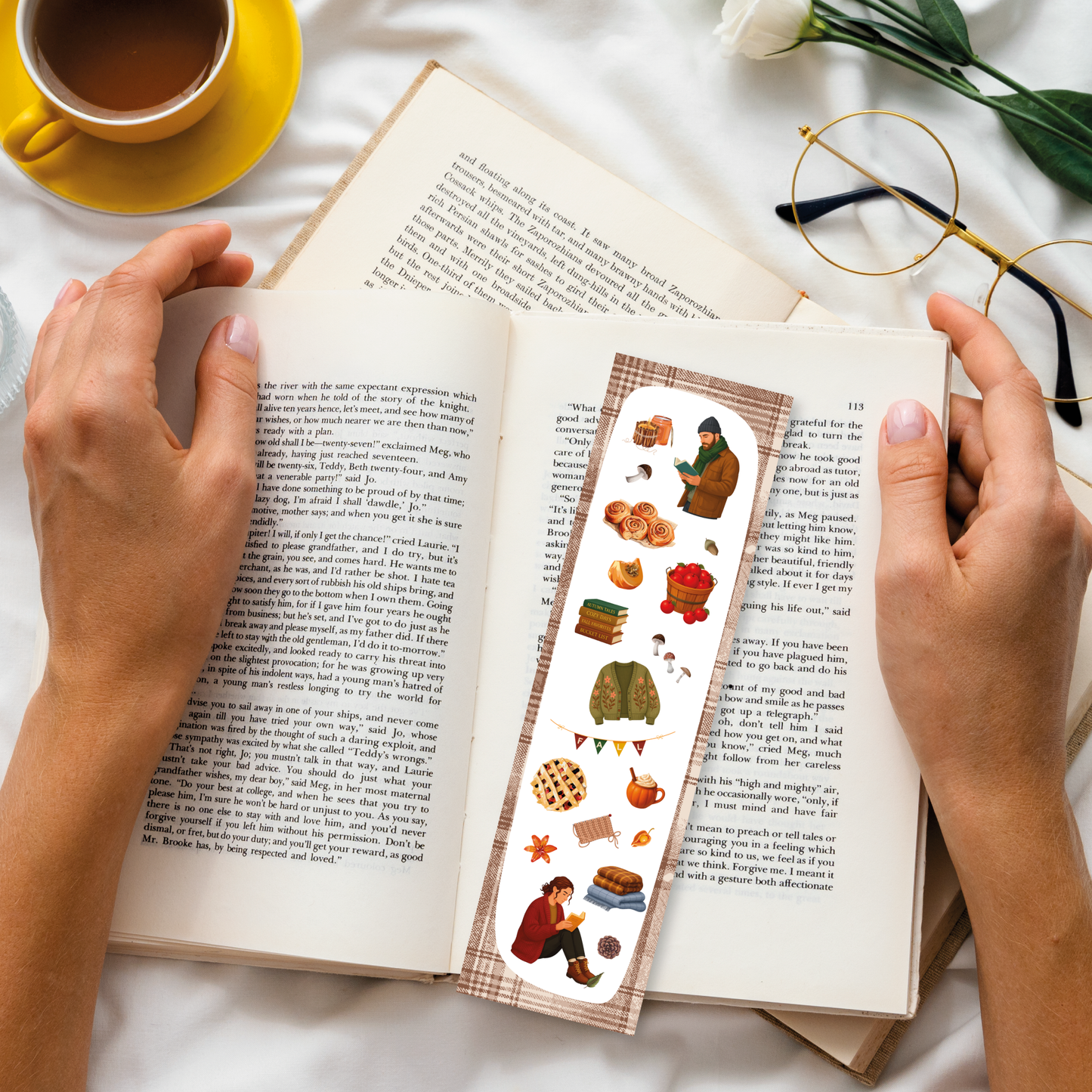 Marque Pages Bucket List d'Automne