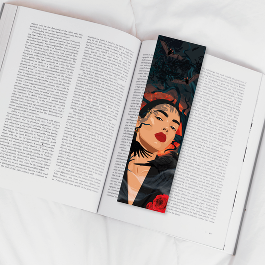 Marque Pages Velours noir