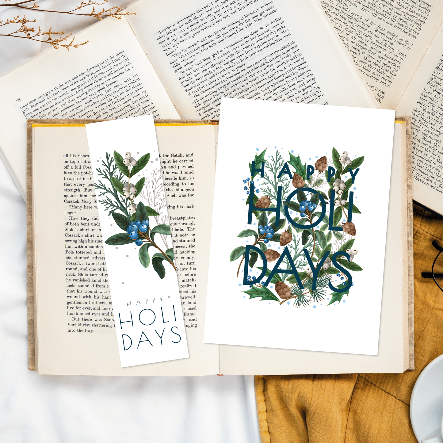 Duo Happy Holidays (Blue)