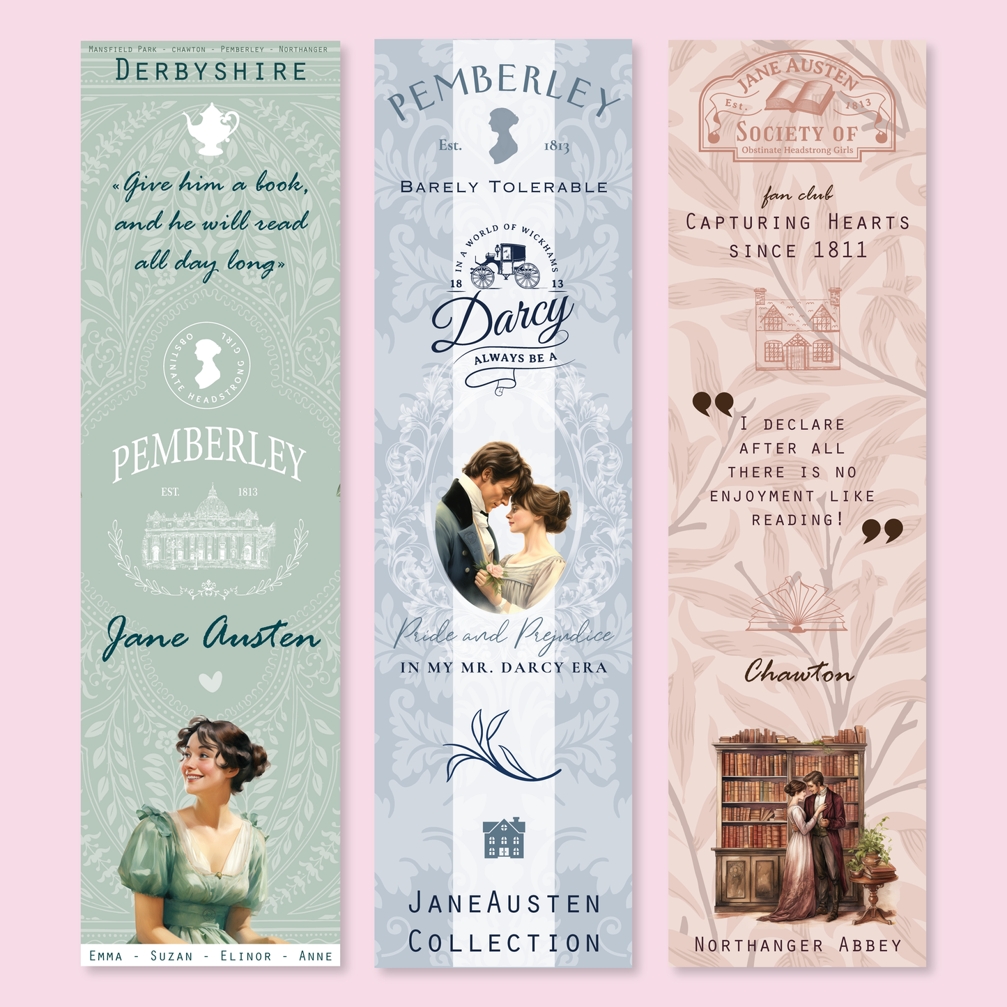 Marque Pages Austen Fan Club