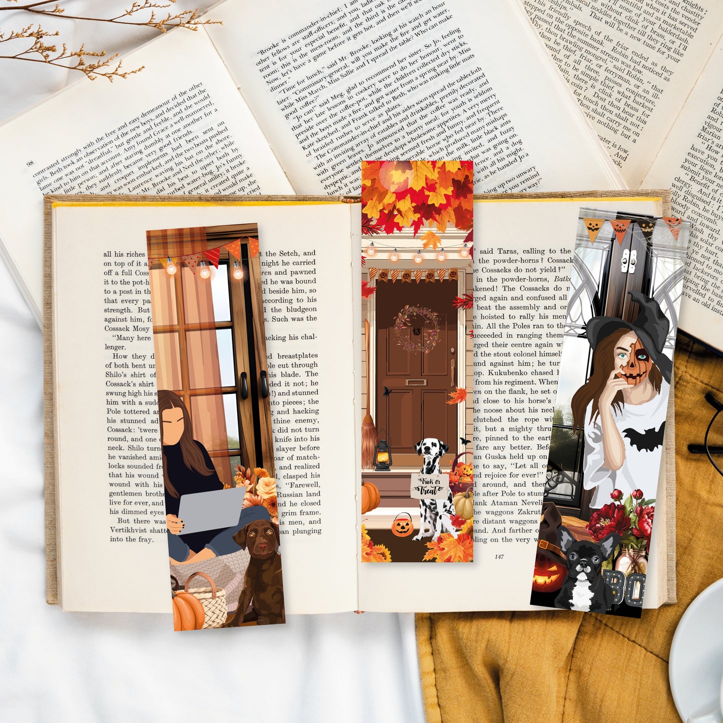 Marque Pages Cosy Halloween