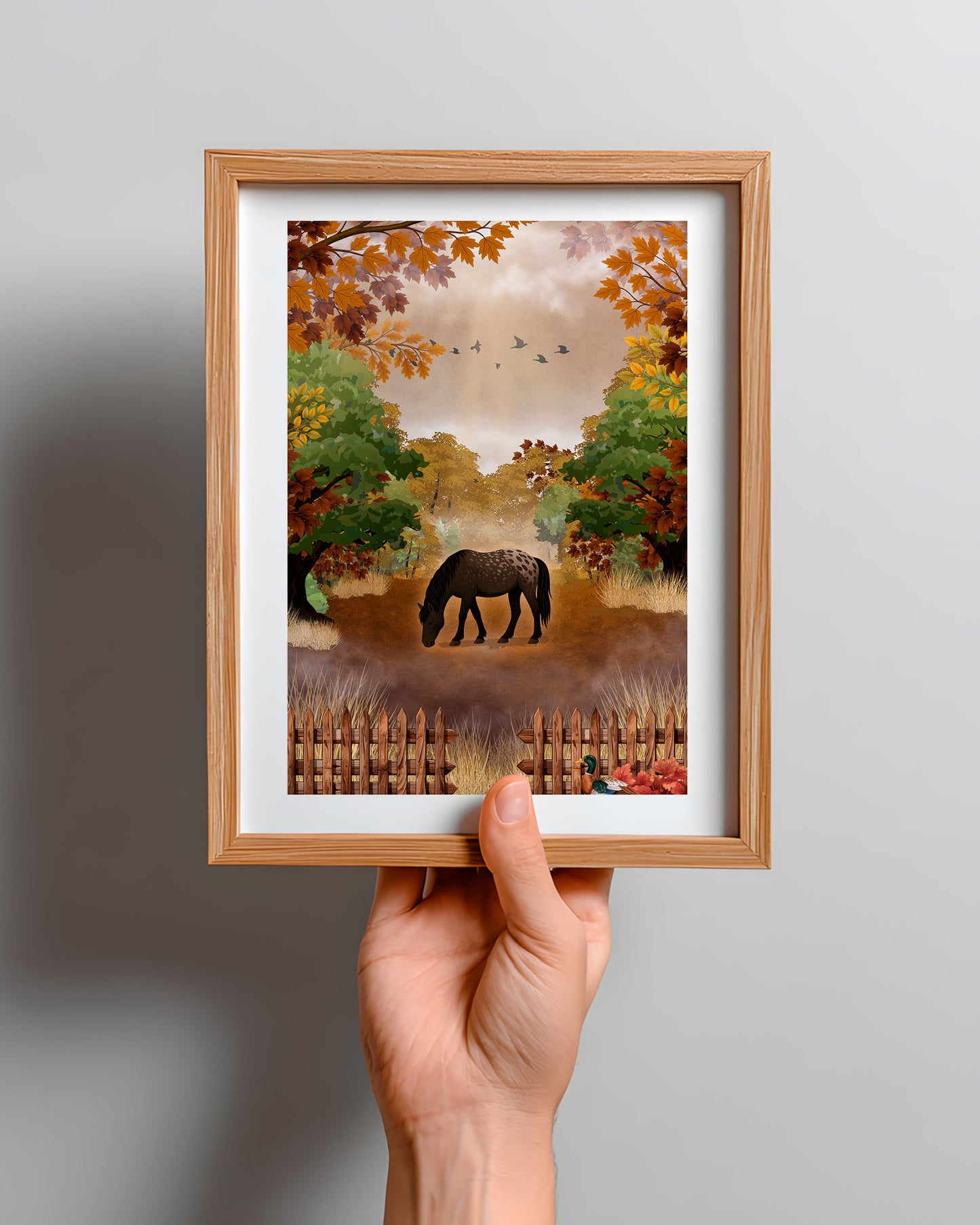 Illustration Clairière d'automne
