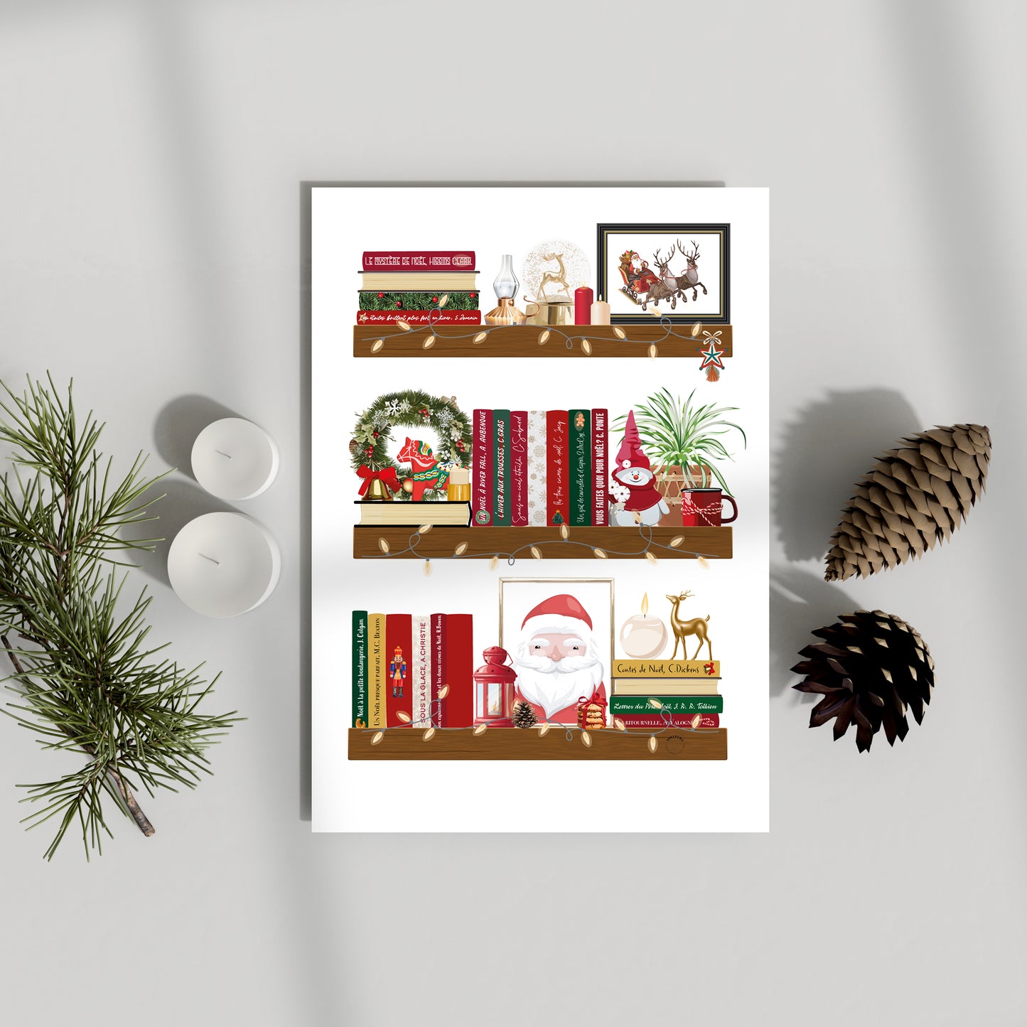 Illustration Bibli de Noel