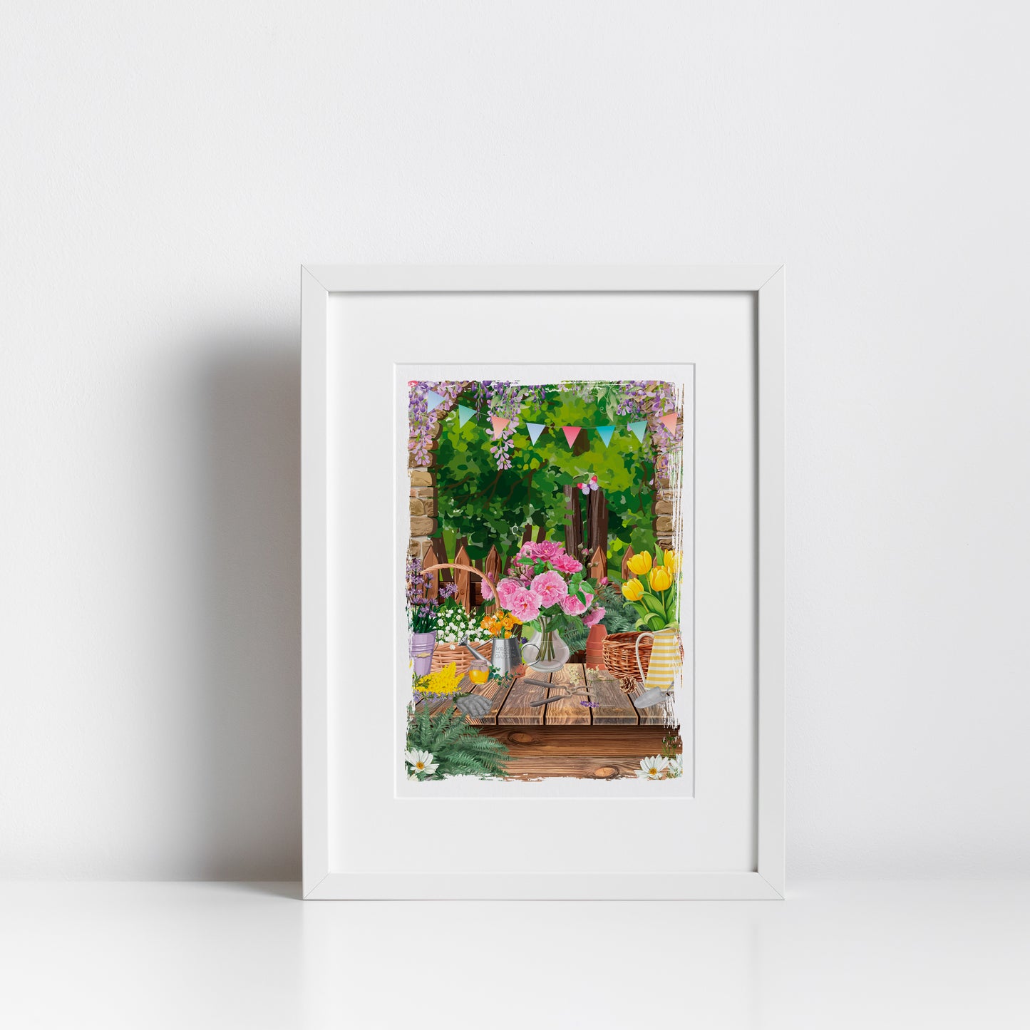 Illustration Une apres midi au Jardin