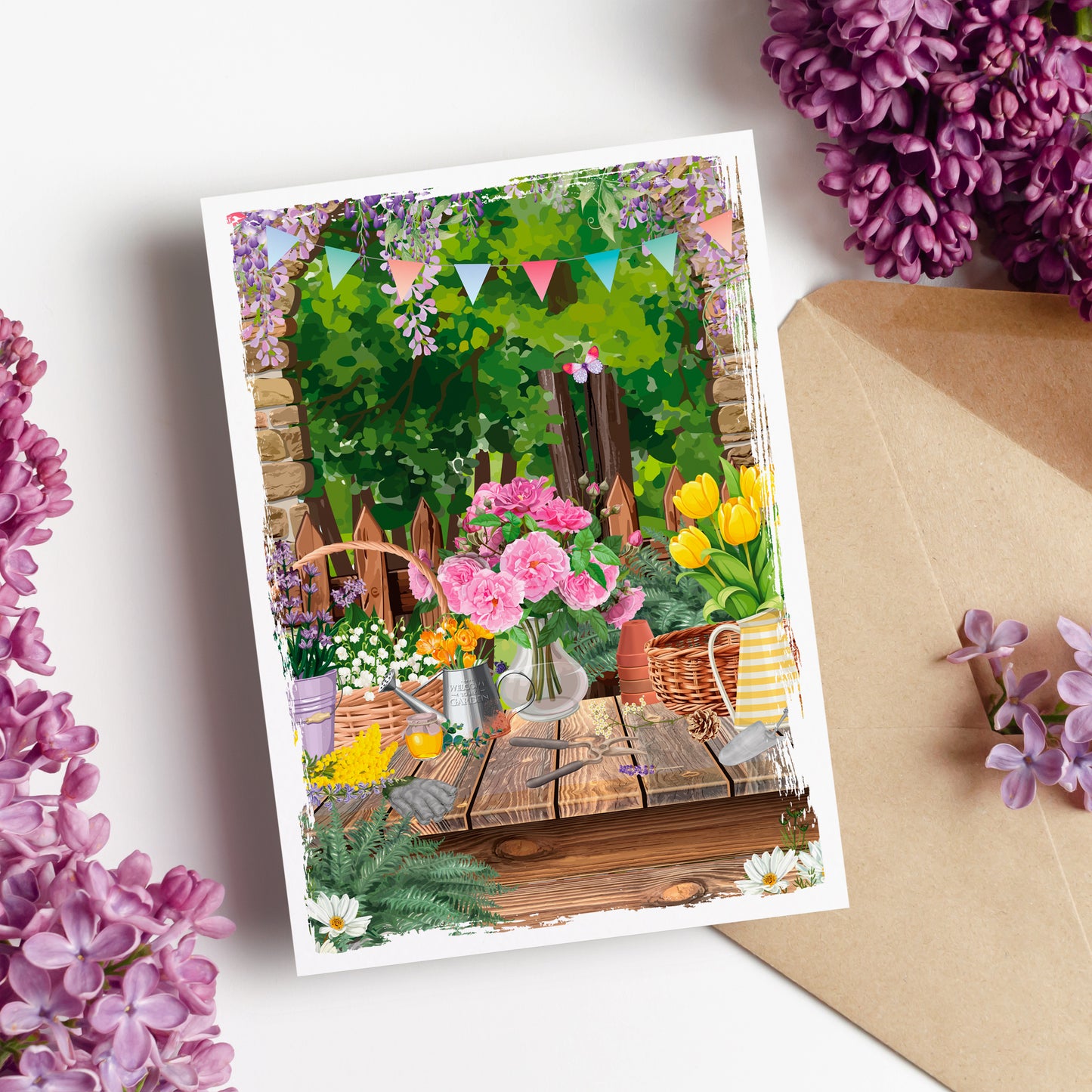 Illustration Une apres midi au Jardin