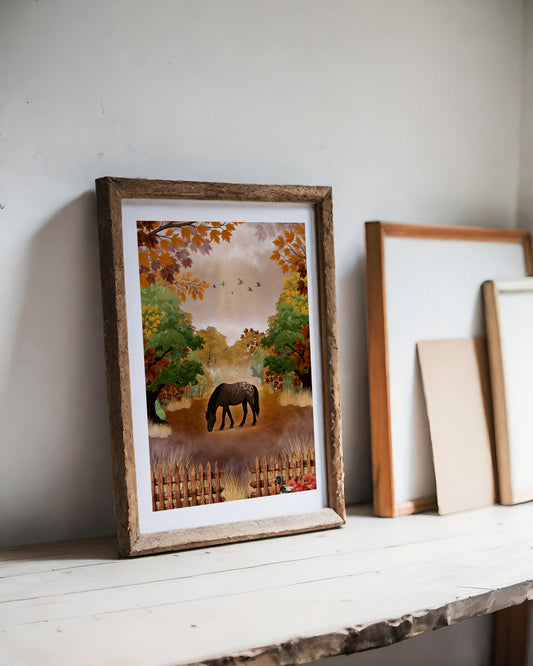 Illustration Clairière d'automne