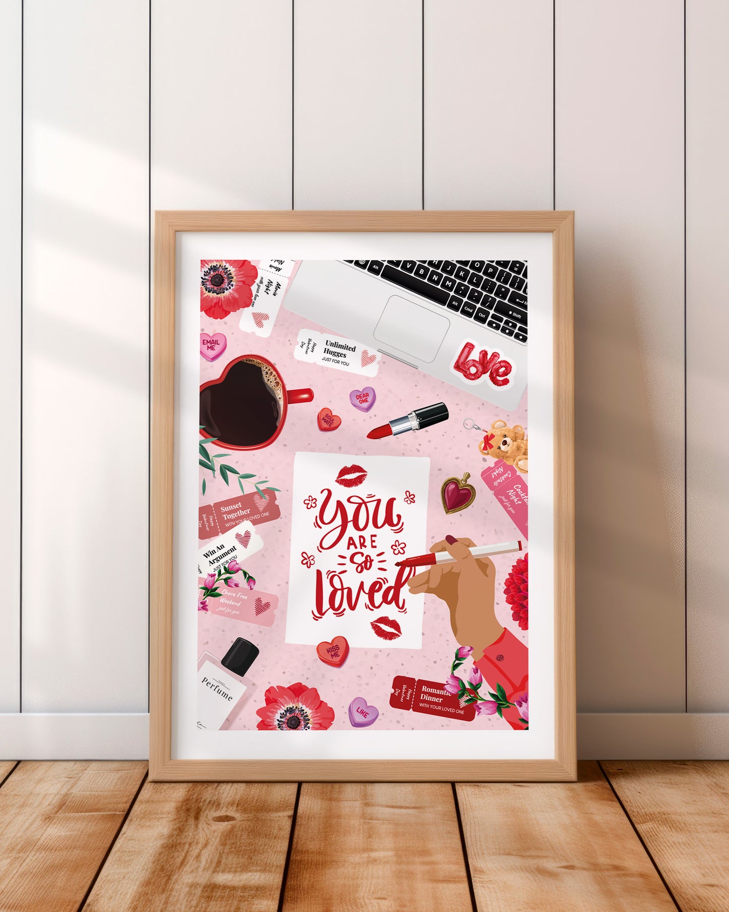 Illustration Declaration of love