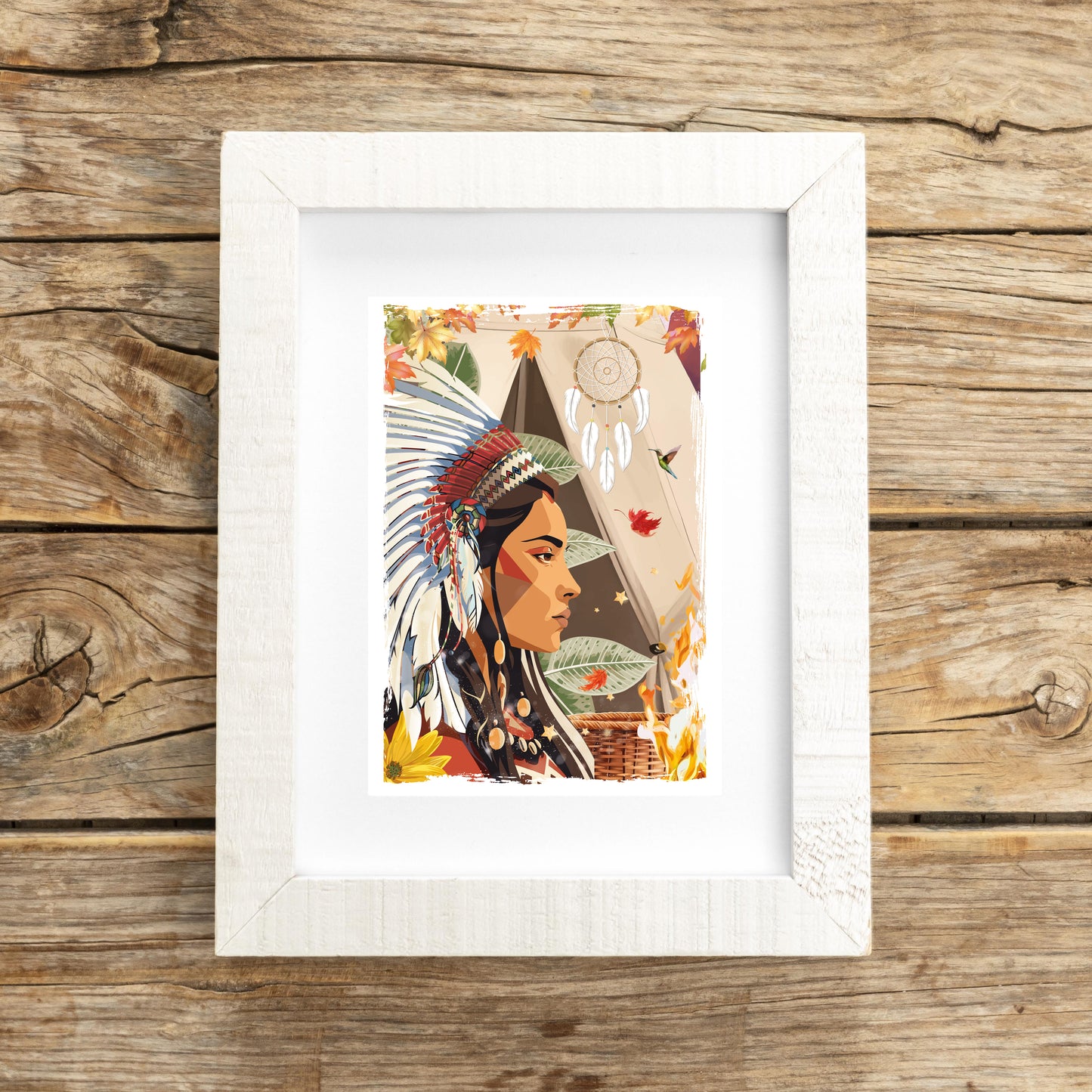Illustration été Indien