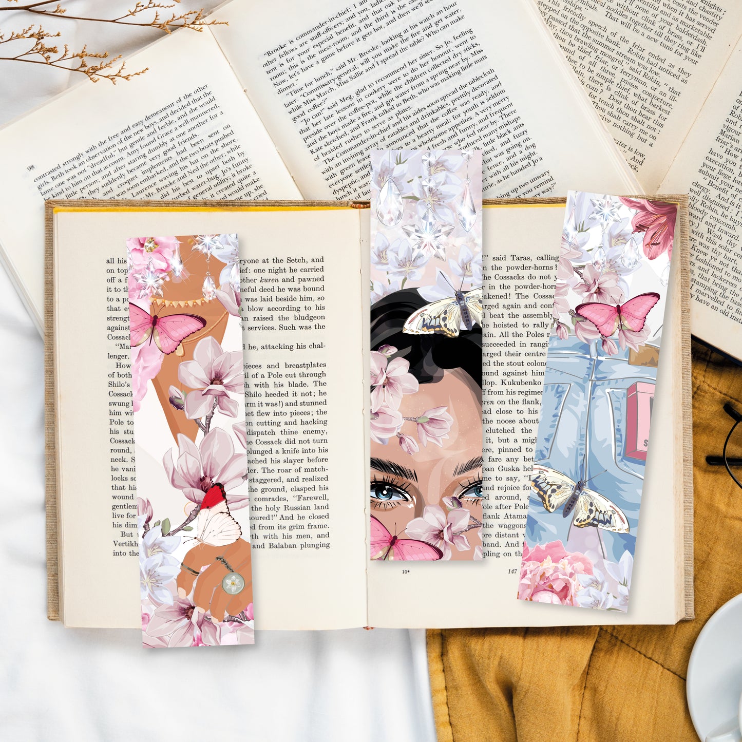 Lot de Marque Pages Magnolia