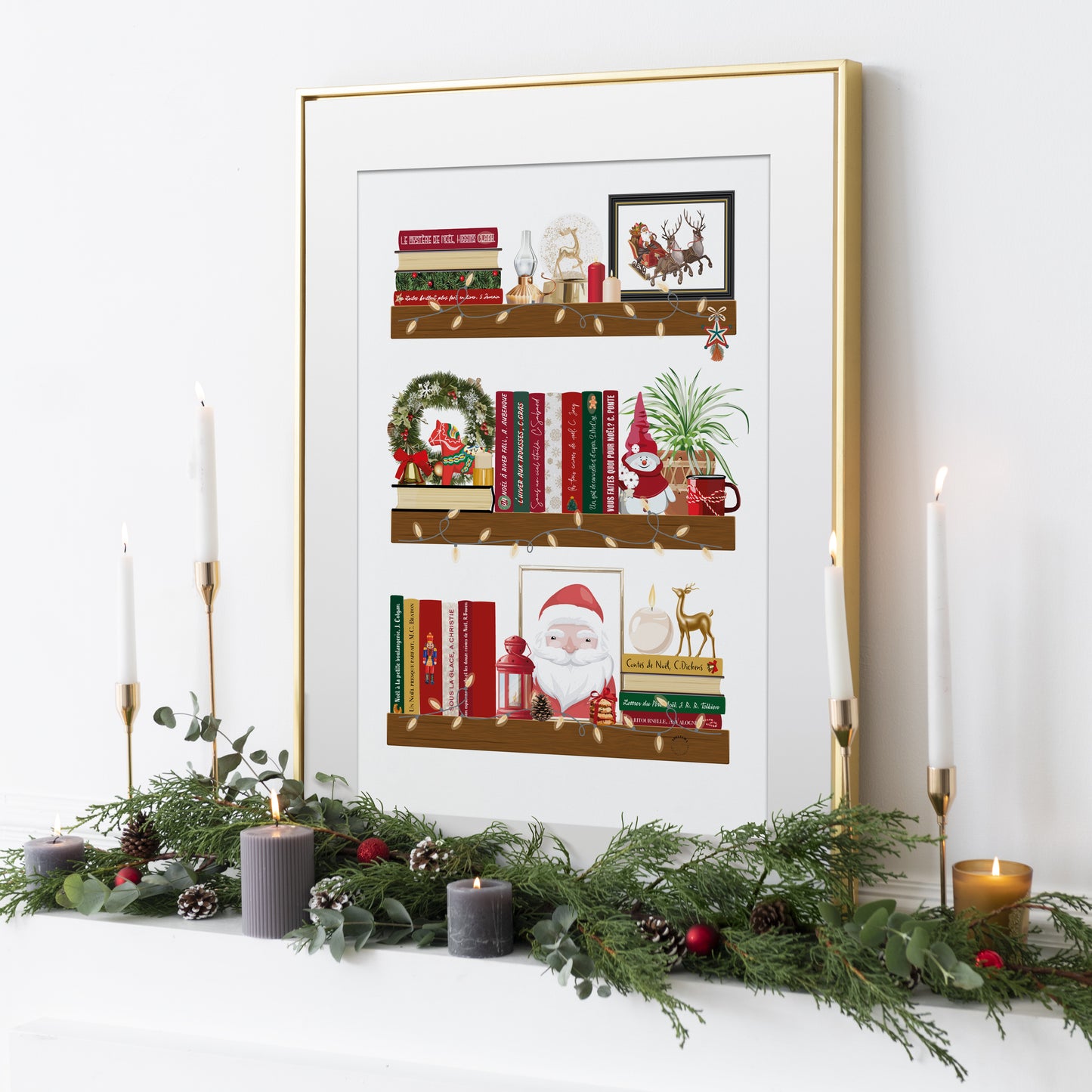Illustration Bibli de Noel