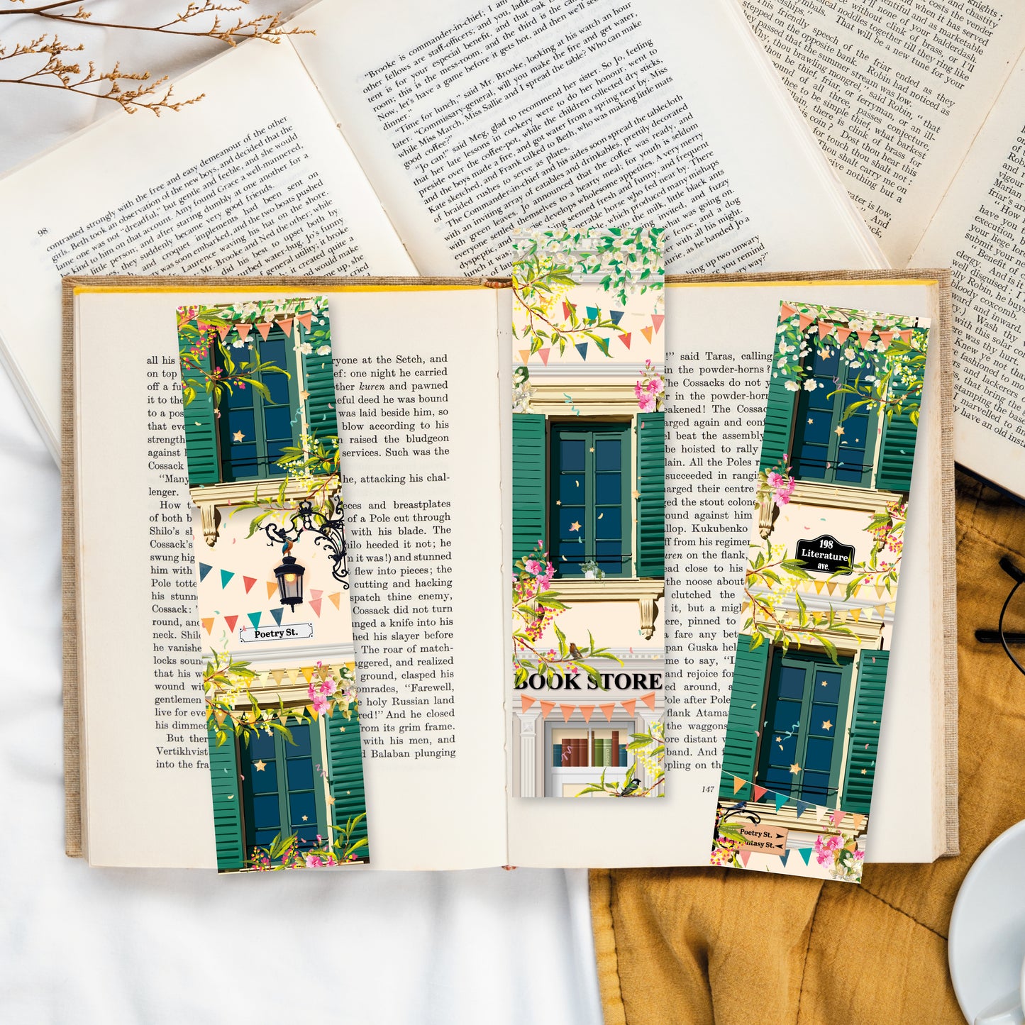 Lot de Marque Pages Printemps du Livre