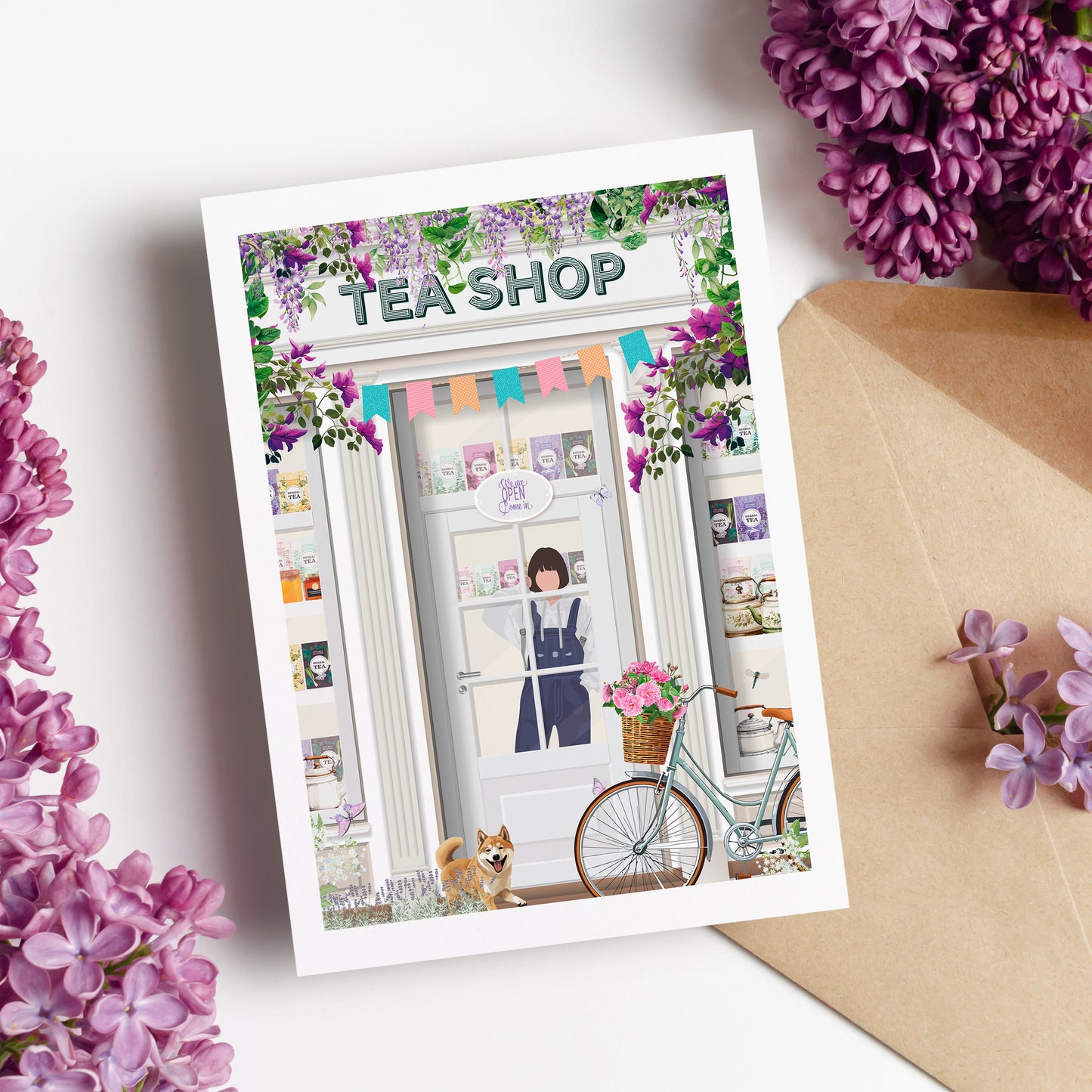 Illustration Tea Shop