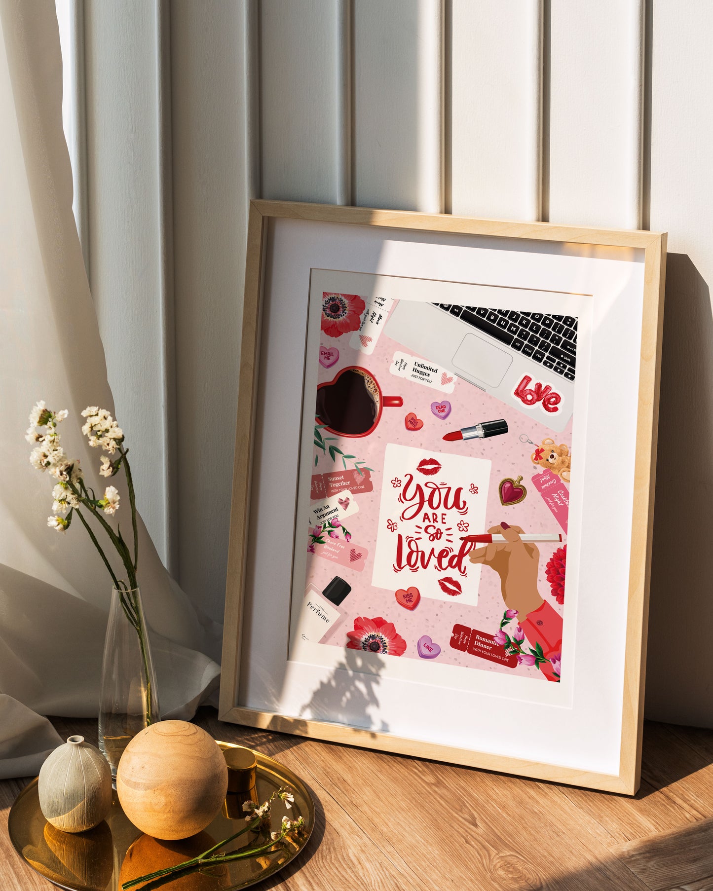 Illustration Declaration of love