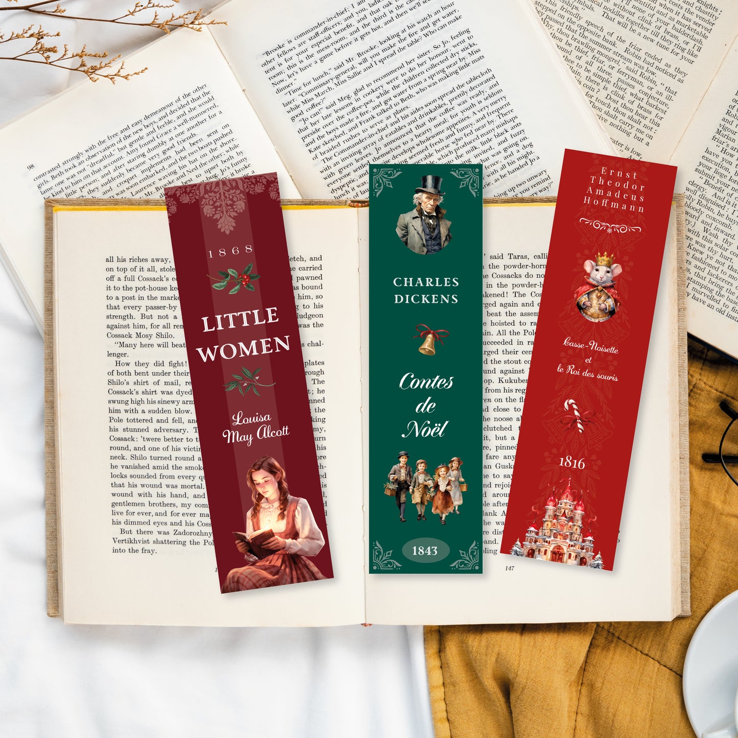 Marque Pages Christmas Books