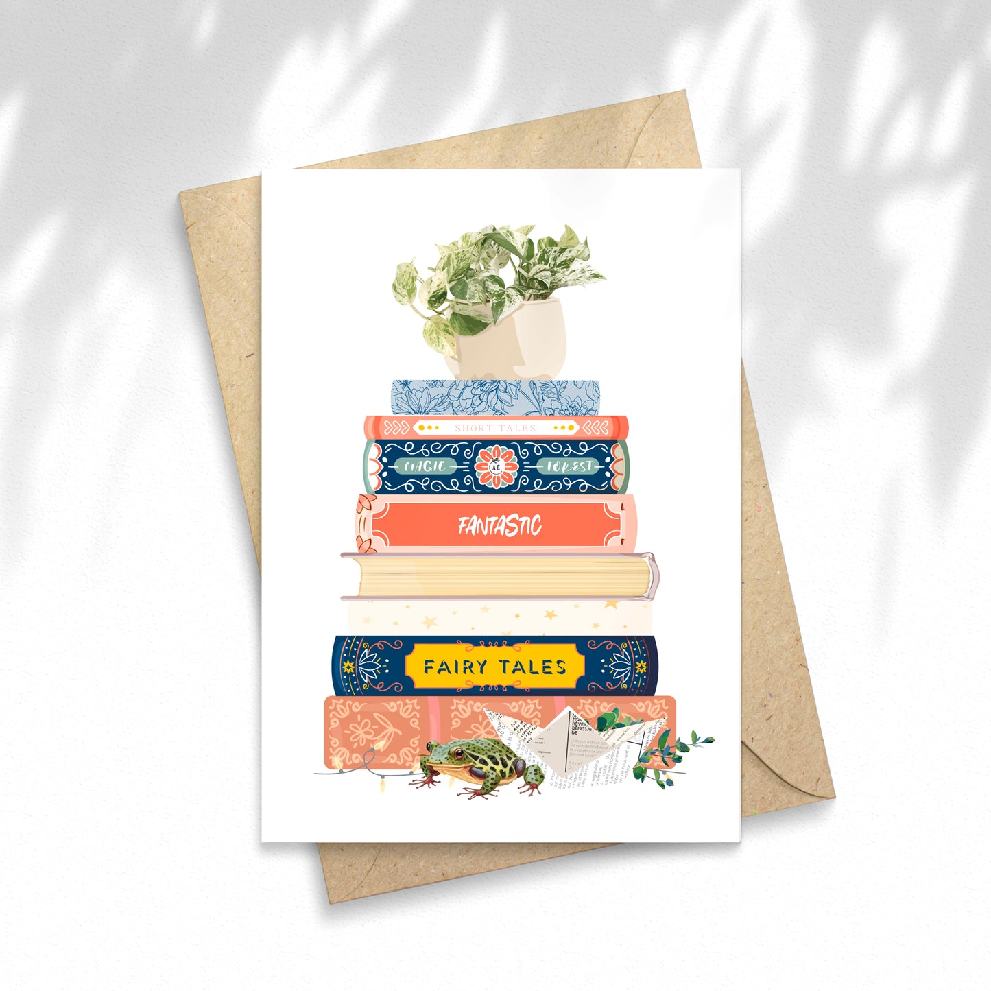 Illustration Pile de livres Fairy Tales