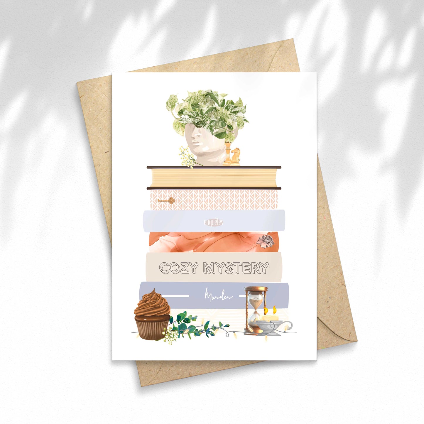 Illustration Pile de livres Mystery