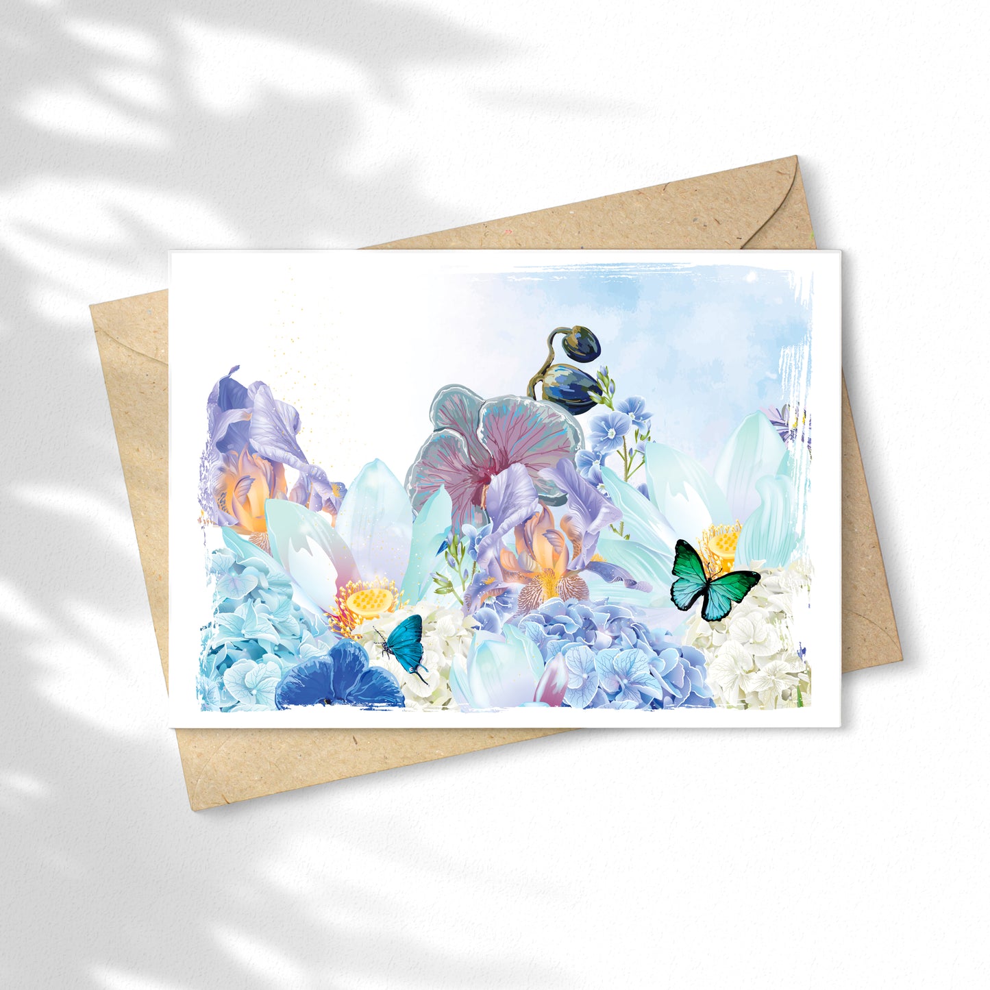 Illustration Blue Flowers