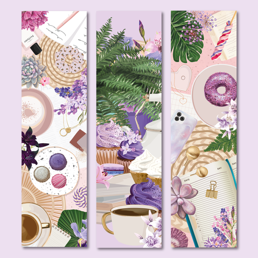 Lot de Marque Pages Printemps Gourmand