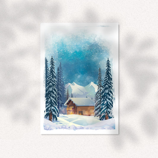 Illustration Winter Landscape