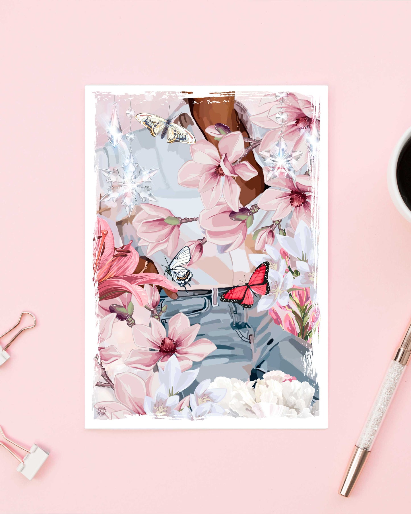 Illustration Magnolia For Ever