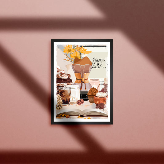 Illustration Autumn Coffee