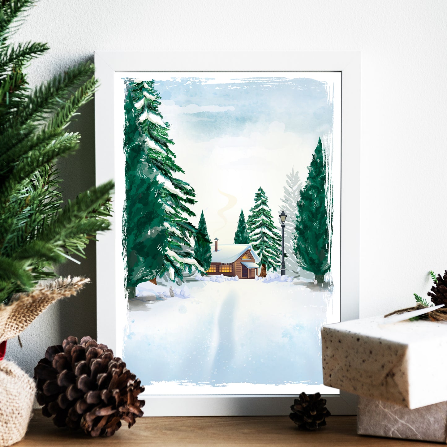 Illustration Chalet D'hivers