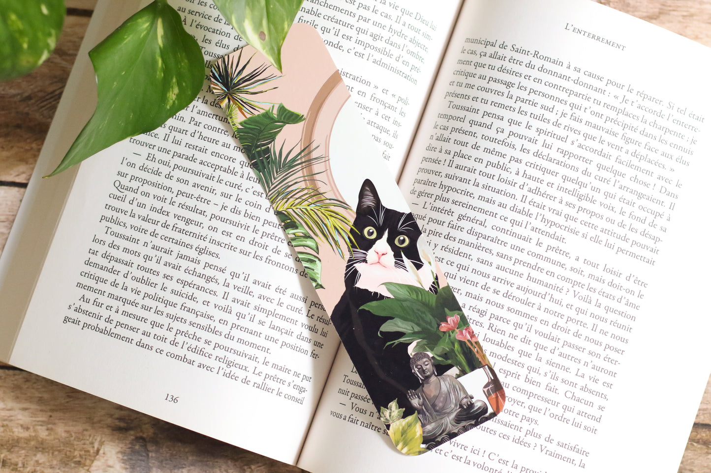Marque Pages Chat Noir