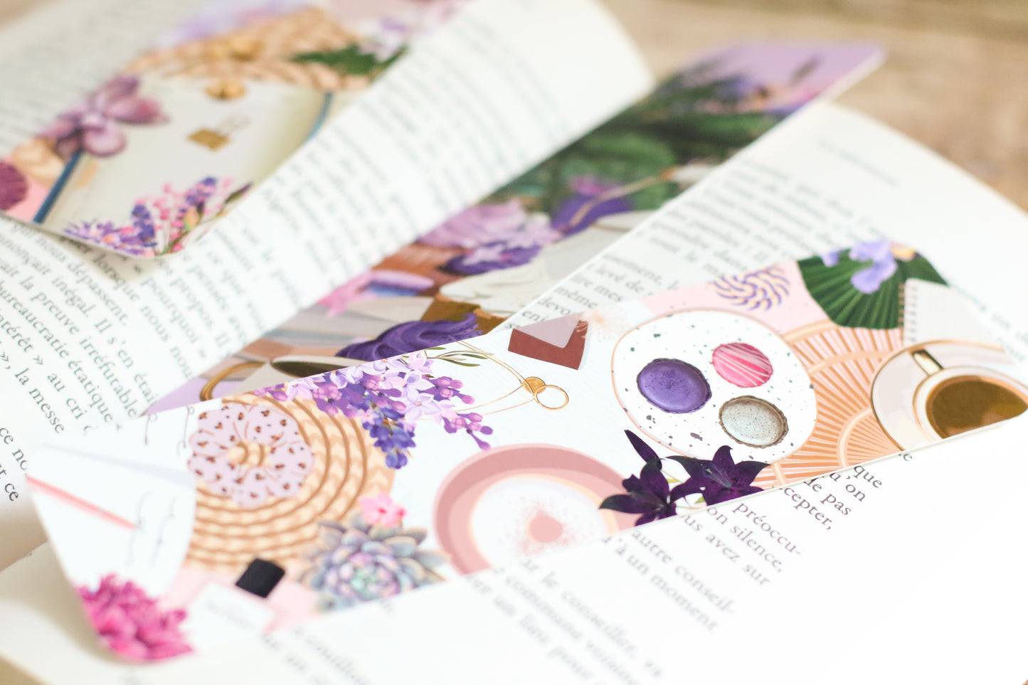 Lot de Marque Pages Printemps Gourmand